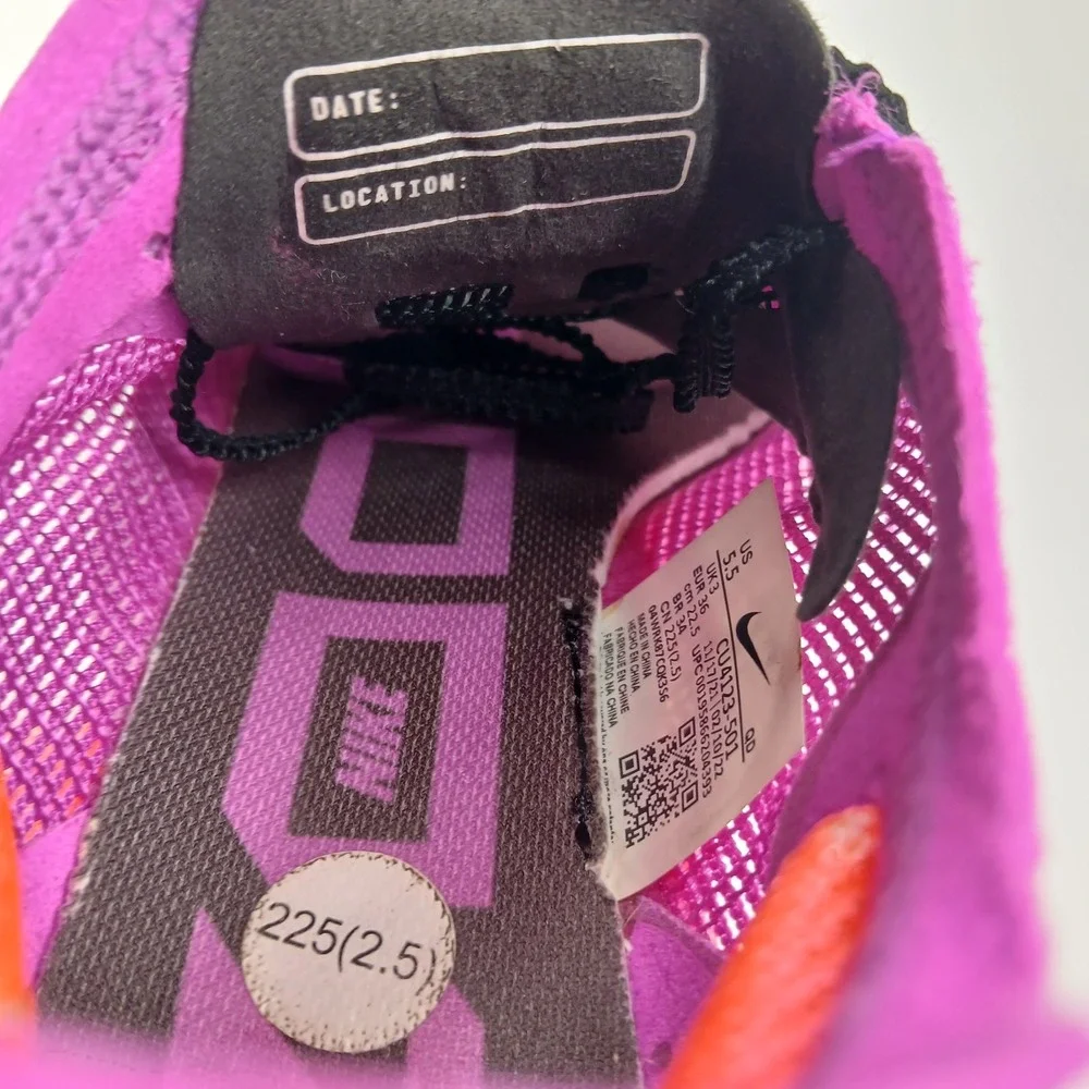 Nike ZoomX Vaporfly NEXT%‎ 2 Shoes Womens 5.5 Racing Running CU4123-501 - Picture 10 of 11